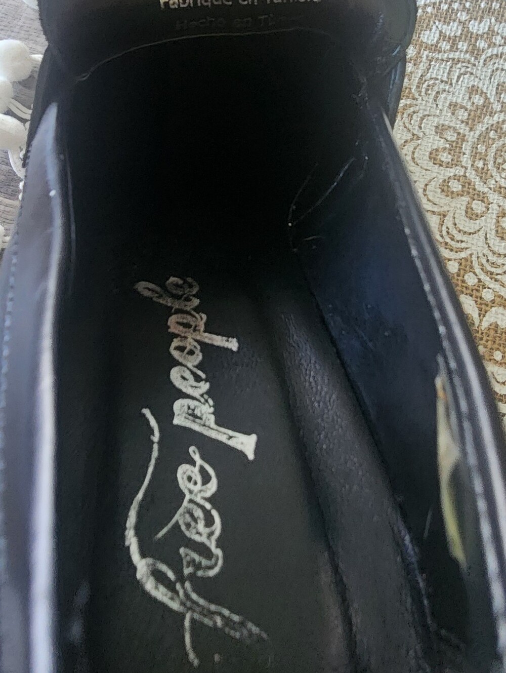 Free People Black Platform Penny Loafers - Picture 2 of 6